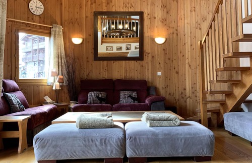 Les Almes Chalet De Esquí | Apartamento de 260 m2, 6 habitaciones, 6 sdbn (12 a 14 personas) en chalet, orientado al sur