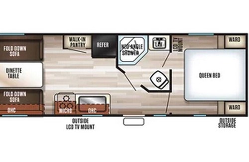 Lewiston Casa | 29' Deluxe Climate Controlled Toy Hauler Camper - Sleeps 4 Guests.