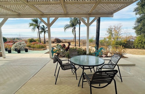 Perris Casa | 2Bd/2Ba Private Home with Pool, Gorgeous Lake Views on Rural Gated Property