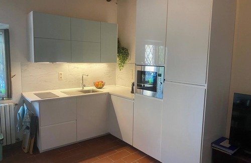 Montaione Apartamento | 2bed, 1bath Jardín apto en Chianti!