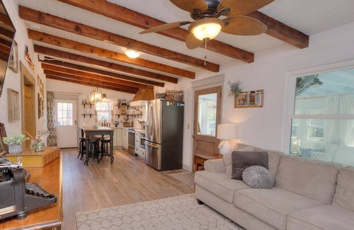 Tranquil Harbour Casa | 2BR/1BA House - Dog Friendly, Fenced Yard, Walk to Beach/Fishing, Sleeps 6