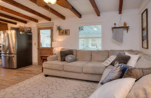 Tranquil Harbour Casa | 2BR/1BA House - Dog Friendly, Fenced Yard, Walk to Beach/Fishing, Sleeps 6