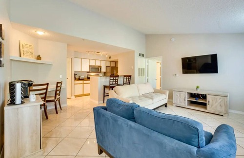 Kissimmee Condominio | 2br 4 beds Universal Disney Free Parking Wifi pool-hot Spa Coffee Shopping Malls