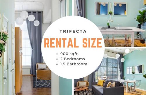 Downtown Apartamento | 2BR Hip Downtown Apt + Apple TV + Wifi + Gym