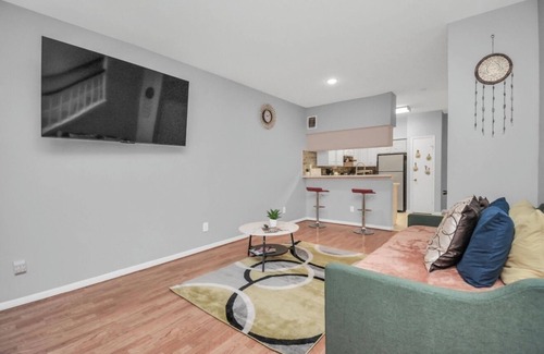 Astrodome Apartamento | 2BR Med NRG UH DT Galleria MDA Zoo Pool KgBDS 4KTV