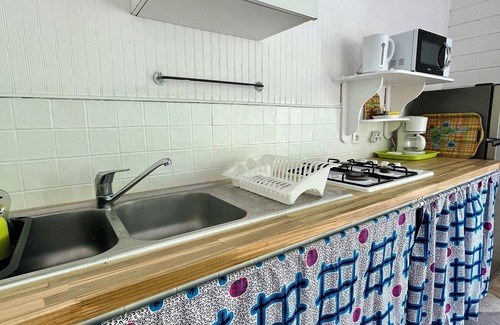 Cafeiere Cabaña | 2 casas rurales 4/8 pers piscina de naturaleza tropical 800m Playa Grande Anse-Deshaies