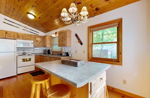 Three Lakes Casa | 2nd-Floor Lakefront Home w/Boat Access, Dock, Wood Fireplace, Gas Grill, Firepit