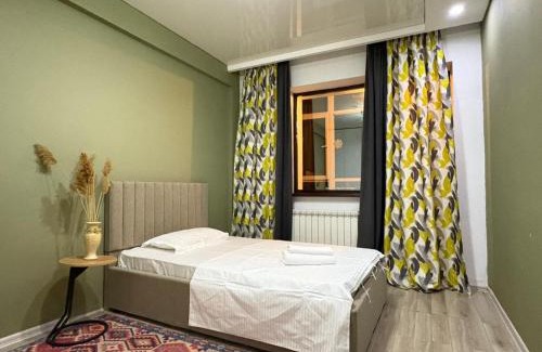 Almaty Apartamento | 3-комнатная квартира с летней террасой в ЖК Арай