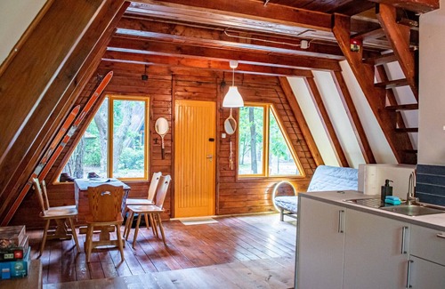 Wilga Cabina | 3 A-shaped cottages in a beautiful forest 1 hr drive from Warsaw