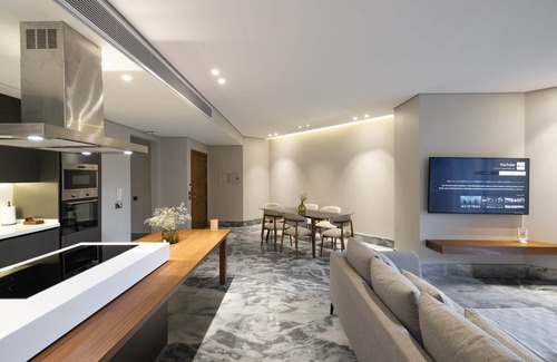 New Cairo Casa | 3-Bedroom Apart with Garden Views & Balcony TF