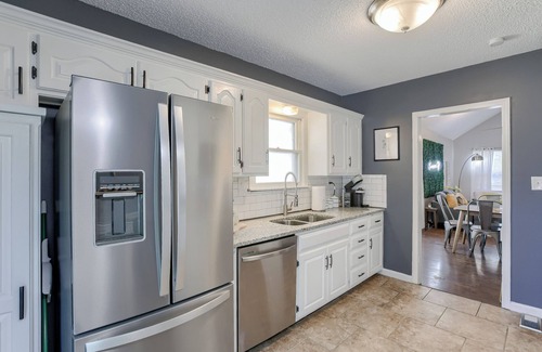 Westwood Casa | 3-bedroom bungalow in peaceful Kansas City with AC, WiFi, Hot Tub, and Fire Pit