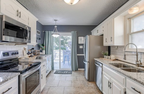 Westwood Casa | 3-bedroom bungalow in peaceful Kansas City with AC, WiFi, Hot Tub, and Fire Pit
