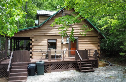 Speedwell Cabina | 3-bedroom cabin at Norris Lake, Sleeps 8 WiFi Lake access Covered boatslip