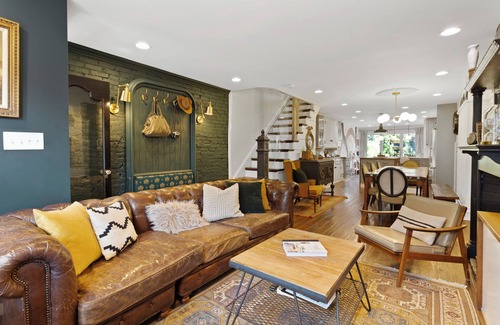 Newbold Casa | 3-bedroom Character Filled Row Home in Philly a block from the Park