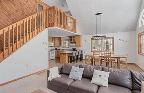 Locust Lake Village Casa | 3-level home w/ open floor plan, hot tub & golf cart access - near everything!