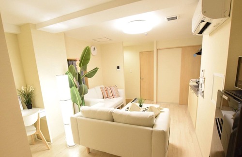 Dotonbori Apartamento | 3 minutes walk to Dotonbori In the middle of Namb - Matoba Building 4B / Osaka Ōsaka
