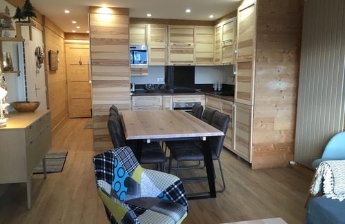 Orcieres-Merlette Apartamento | 3 P. Amplio Completamente reformado. Impresionante vista - Esquí a pie a 50 m.