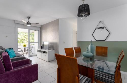 Camorim Apartamento | 3 QUARTOS a 300 RioCentro - Condominio com PISCINA, ESTACIONAMENTO e Portaria 24h - Wi-Fi ilimitado e Cozinha Completa - Apartamento indicado para Grupos, Hóspedes a Trabalho e Crianças