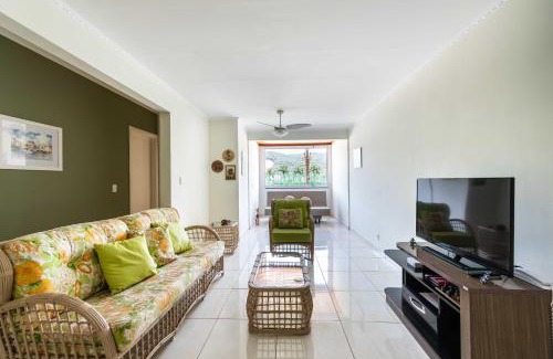 Jardim Centenario Apartamento | 3 quartos na Enseada com Wi-fi 600GB e Chromecast