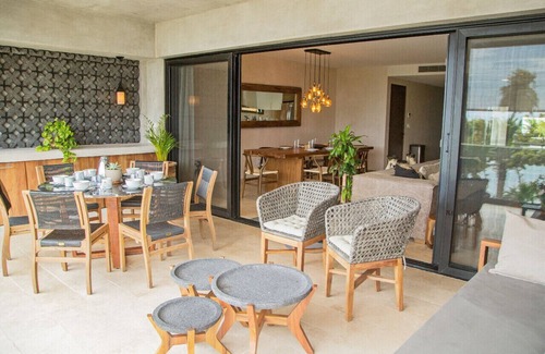 Tulsayab Apartamento | 3 rec. 3.5 Baños Departamento Nuevo de lujo frente al mar en Bahía de Tankah.