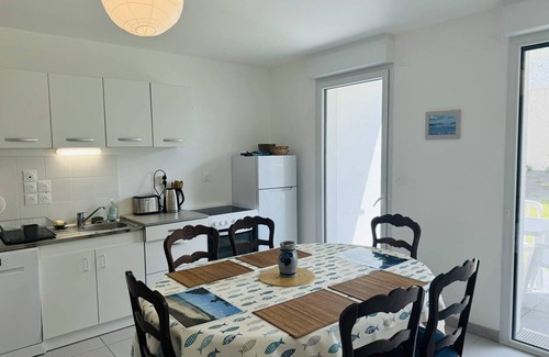 Saint-Pierre-Quiberon Apartamento | 3-room town center, enclosed garden, 150m from the beach