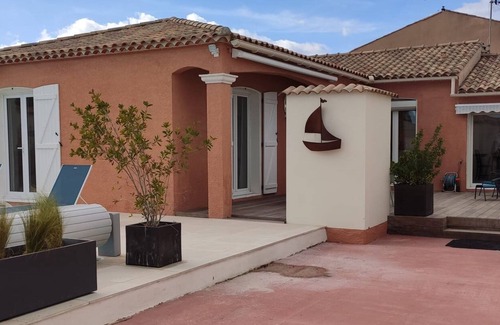 Marseillan Casa | 3-star villa, sleeps 8, pool near pond and beach, new on site