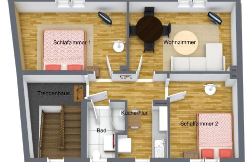 Aschaffenburg Apartamento | 3 Zimmer Apartment mit Parkplatz - Sleepomat