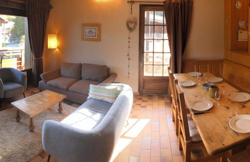 Le Bettex Apartamento | 2.o piso, vista montaña, balcón, parking, tv, 65m², Saint Gervais