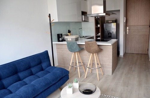 Calle 100 Apartamento | 301 Moderno Loft 1 habitación con balcón