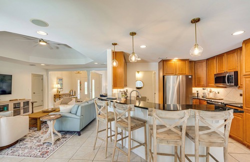 Santa Rosa Beach Casa | 30A Poolside Oasis: 2 Mi to Beach & Boat Access