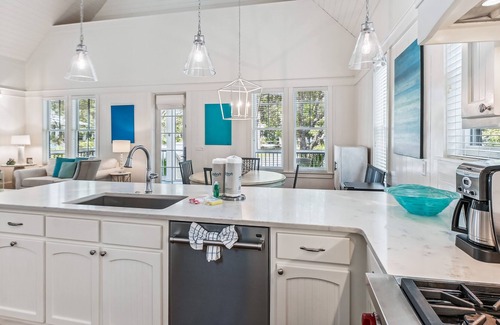 Cottage District Casa | 30A WaterColor Rental Steps to Pools, Beach Club, Shops, Restaurants + Bikes!