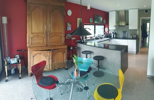 Vauville Casa | 350m² contemporary house with heated pool, jacuzzi and tennis court