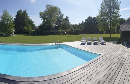 Vauville Casa | 350m² contemporary house with heated pool, jacuzzi and tennis court