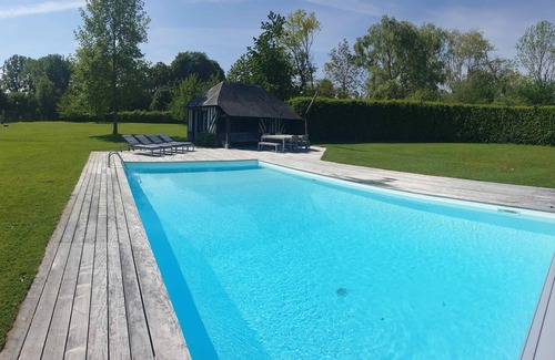 Vauville Casa | 350m² contemporary house with heated pool, jacuzzi and tennis court