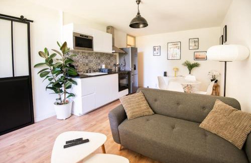 La Celle-sous-Gouzon Apartamento | 36 m2 2-room apartment, parking, fiber internet, near metro, Literie Bultex