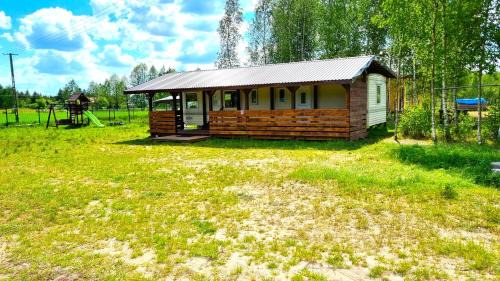 Walne Otro | 39 m2 Domek Holenderski Ateny blisko Jeziora i Augustowa 1100m2 Działki