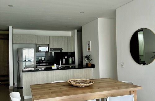 Cartagena District Apartamento | 3BD Condo-Amazing View-Modern APT-Luxury Building-Bocagrande-6pax