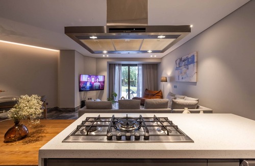 New Cairo Casa | 3Bedroom + Sofa bed with Garden Views & Pool GF