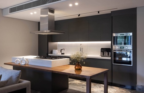 New Cairo Casa | 3Bedroom + Sofa bed with Garden Views & Pool GF