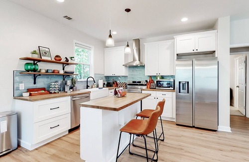 Midtown Casa | 3BR Greenwood Design Home Near Hospitals | Downtown