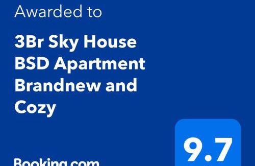 Bumi Serpong Damai Apartamento | 3Br Sky House BSD Apartment Brandnew and Cozy