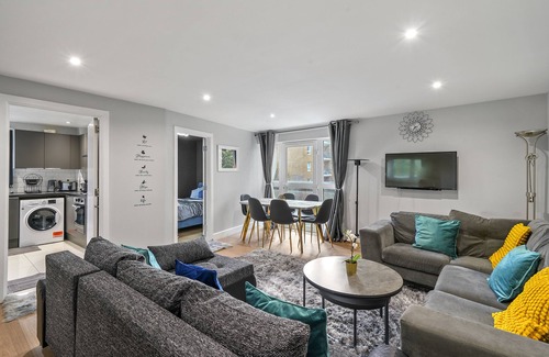 Island Gardens Apartamento | 3br-sleeps8-canarywharf-cinemabedroom