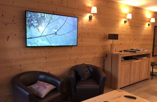 Val Claret Apartamento | 4 * apto al pie de las pistas (2150m), 2 balcones, 2 televisores, altavoces de dormitorio y baño