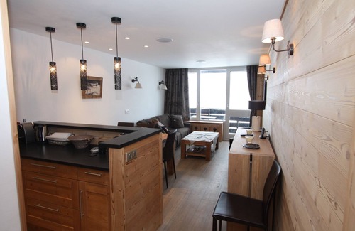 Val Claret Apartamento | 4 * apto al pie de las pistas (2150m), 2 balcones, 2 televisores, altavoces de dormitorio y baño