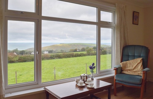 Tan-y-groes Cabaña | Alojamiento de 4 habitaciones en Near Llangrannog