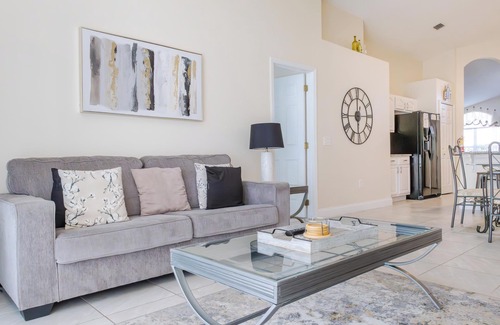 Lake Berkley Villa | 4 Bedroom Home with Tranquil Lakeview Pool/Spa & Game Room (close to Disney!)