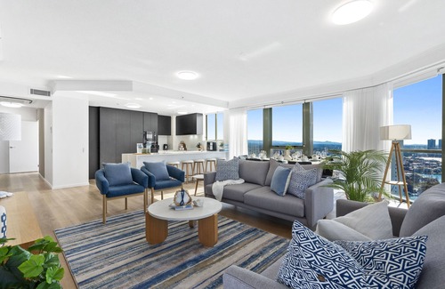Surfers Paradise Apartamento | 4 Bedroom Ocean View Unit at Sun City - Q Stay
