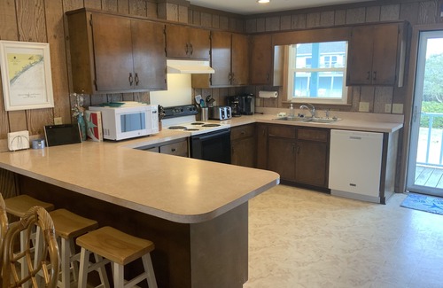 Topsail Beach Casa | Se aceptan mascotas 4 Br / 2 Ba Oceanfront En Topsail Playa Con Porche