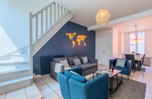 Roubaix Apartamento | 4 BR & 4 bathroom house close to Parc Barbieux