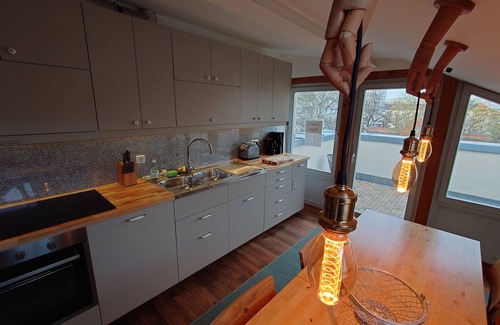 Suedvorstadt Apartamento | 4-room flat in Dresden-Südvorstadt, in the loft (2nd top floor), 2 bedrooms with